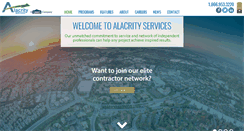 Desktop Screenshot of alacrityservices.com